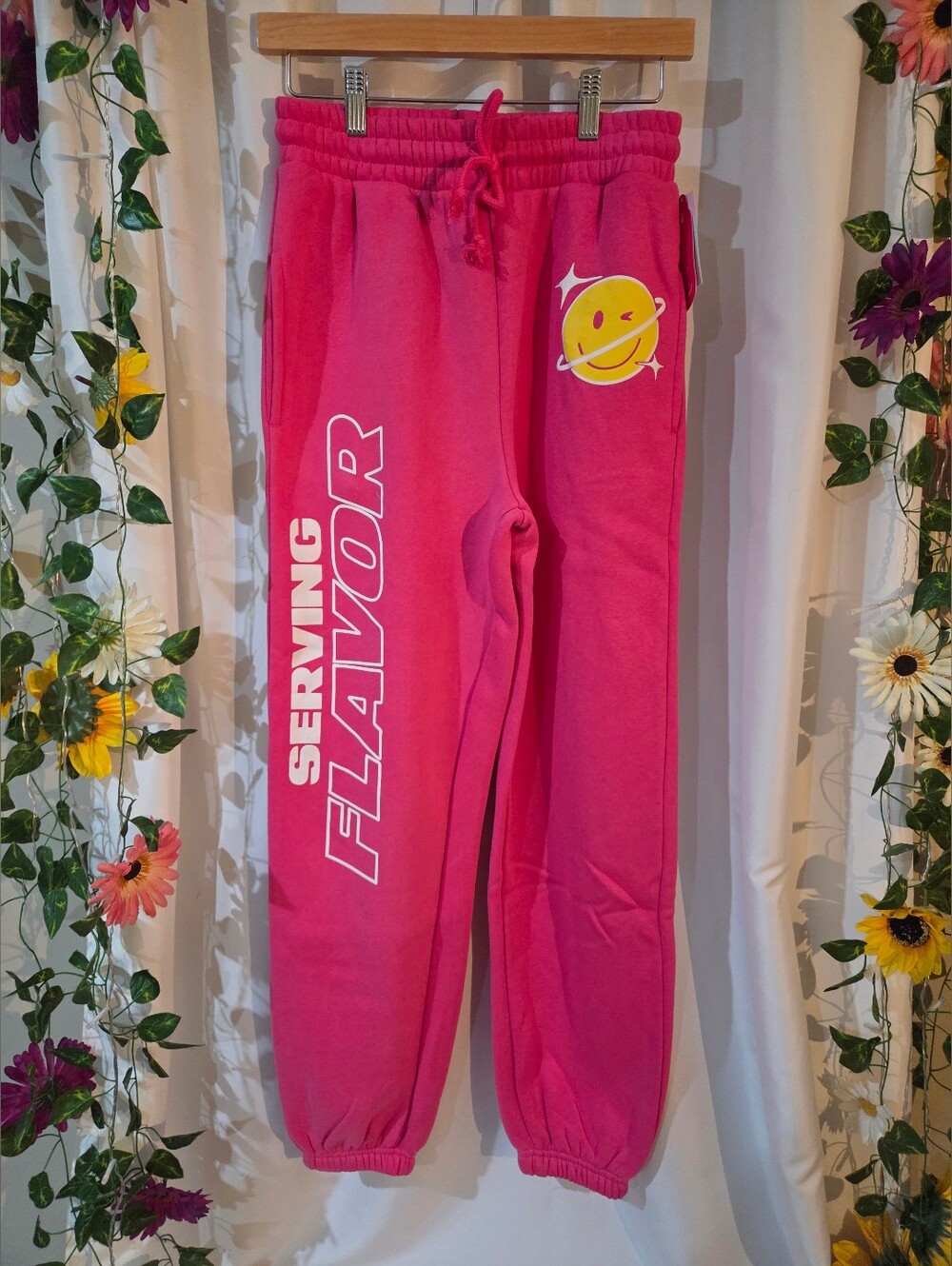 Poppi Women's Pink Graphic Jogger Sweatpants - Serving Flavor XS, S, M, XL,XXL